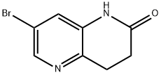 7-bromo-3,4-dihydro-1,5-Naphthyridin-2(1H)-one 化学構造式