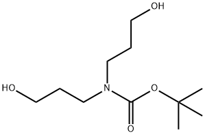 tert-butyl bis(3-hydroxypropyl)carbamate Structure