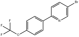 5-溴-2-[4-(三氟甲氧基)苯基]吡啶 结构式
