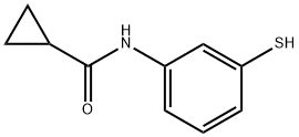 N-(3-Sulfanylphenyl)cyclopropanecarboxamide Struktur