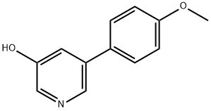 5-(4-methoxyphenyl)-3-Pyridinol 结构式