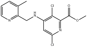 1259329-30-0 Methyl 3,6-dichloro-4-(((3-methylpyridin-2-yl)methyl)amino)picolinate