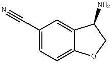 (R)-3-氨基-2,3-二氢苯并呋喃-5-腈, 1259688-21-5, 结构式