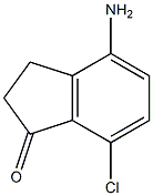 4-Amino-7-chloro-indan-1-one 结构式
