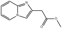 Imidazo[1,2-a]pyridin-2-yl-acetic acid methyl ester 化学構造式