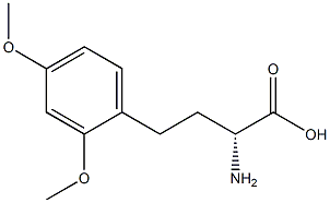 2,4-Dimethoxy-D-homophenylalanine Structure