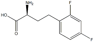 2,4-Difluoro-L-homophenylalanine Struktur