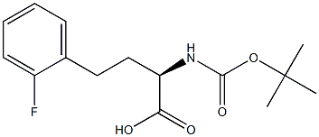 Boc-2-fluoro-D-homophenylalanine Structure