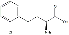 (S)-a-Amino-2-chloro-benzenebutanoic acid Struktur