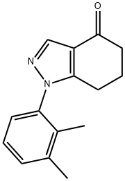 1-(2,3-Dimethylphenyl)-6,7-dihydro-1H-indazol-4(5H)-one, 1260653-09-5, 结构式