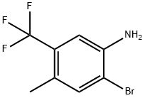 2-Bromo-4-methyl-5-(trifluoromethyl)aniline Struktur
