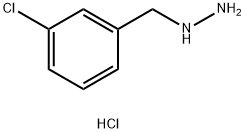 [(3-chlorophenyl)methyl]hydrazine dihydrochloride Struktur