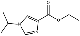 1-异丙基咪唑-4-甲酸乙酯, 1260793-84-7, 结构式