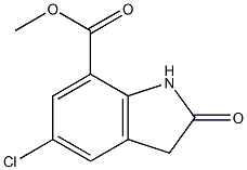 Methyl 5-chloro-2-oxoindoline-7-carboxylate Structure