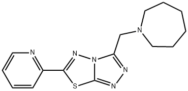 1260913-05-0 3-(azepan-1-ylmethyl)-6-(pyridin-2-yl)[1,2,4]triazolo[3,4-b][1,3,4]thiadiazole