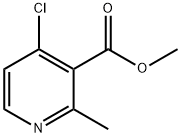 Methyl 4-chloro-2-methylpyridine-3-
carboxylate, 1261491-28-4, 结构式