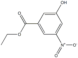 3-羟基-5-硝基苯甲酸乙酯 结构式