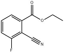 Ethyl2-cyano-3-fluorobenzoate Struktur