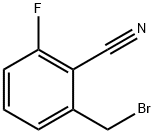 2-溴甲基-6-氟苯腈, 1261686-95-6, 结构式