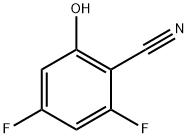 2,4-Difluoro-6-hydroxybenzonitrile Structure