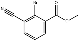 methyl 2-bromo-3-cyanobenzoate Structure