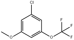 3-Chloro-5-(trifluoromethoxy)anisole Struktur