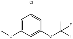 3-氯-5-(三氟甲氧基)苯甲醚,1261822-54-1,结构式