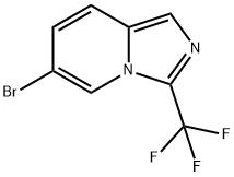 6-bromo-3-(trifluoromethyl)imidazo[1,5-a]pyridine Structure