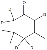 Isophorone-[2,4,4,6,6-D5],1262769-87-8,结构式