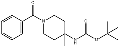 1262787-56-3 (1-苯甲酰-4-甲基哌啶-4-基)氨基甲酸叔丁酯