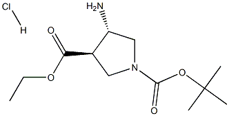 (3R,4S)-4-AMINO-1-BOC-3-PYRROLIDINECARBOXYLIC ACID ETHYL ESTER HCL|(3R,4S)-4-AMINO-1-BOC-3-PYRROLIDINECARBOXYLIC ACID ETHYL ESTER HCL