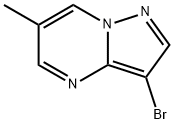 3-bromo-6-methylpyrazolo[1,5-a]pyrimidine, 1263060-64-5, 结构式