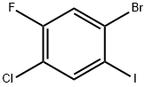 2-ブロモ-5-クロロ-4-フルオロヨードベンゼン 化学構造式