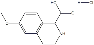 6-甲氧基-四氢异喹啉-1-羧酸盐酸盐, 1263377-98-5, 结构式