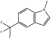 1-methyl-5-(trifluoromethyl)-1H-indole Struktur