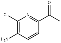 1-(5-Amino-6-chloro-pyridin-2-yl)-ethanone Struktur