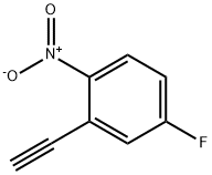 2-乙炔基-4-氟-1-硝基苯, 1265623-60-6, 结构式