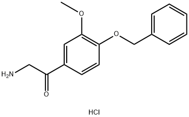 2-Amino-3'-methoxy-4'-(benzyloxy)acetophenone HCl Structure