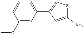 4-(3-methoxyphenyl)-2-Thiophenamine Struktur