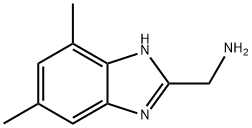 (4,6-dimethyl-1H-1,3-benzodiazol-2-yl)methanamine Structure