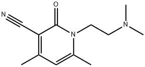 N-(N,N-二甲基-乙胺基)-4,6-二甲基-3-氰基吡啶酮, 1267008-06-9, 结构式