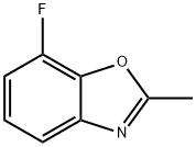 7-Fluoro-2-methylbenzoxazole Struktur