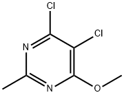 4,5-Dichloro-6-methoxy-2-methylpyrimidine Struktur