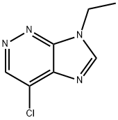 4-chloro-7-ethyl-7H-imidazo[4,5-c]pyridazine Struktur