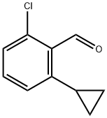 2-chloro-6-cyclopropylbenzaldehyde Struktur