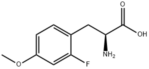 (S)-2-氨基-3-(2-氟-4-甲氧基苯基)丙酸, 1270093-02-1, 结构式