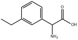 2-AMINO-2-(3-ETHYLPHENYL)ACETIC ACID Structure