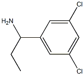 1-(3,5-DICHLOROPHENYL)PROPAN-1-AMINE Structure