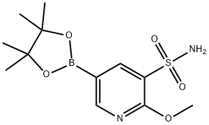 2-methoxy-5-(4,4,5,5-tetramethyl-1,3,2-dioxaborolan-2-yl)pyridine-3-sulfonamide
