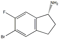 (R)-5-溴-6-氟-2,3-二氢-1H-茚-1-胺, 1272721-75-1, 结构式
